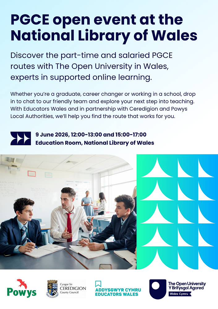 University of Wales poster for National Library of Wales event