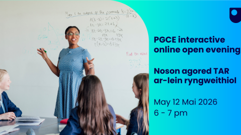 OU in Wales PGCE online open evening